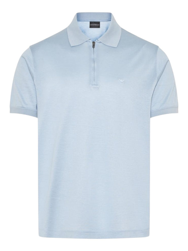 EMPORIO ARMANI POLO SHIRT WITH ZIP - BEYMEN