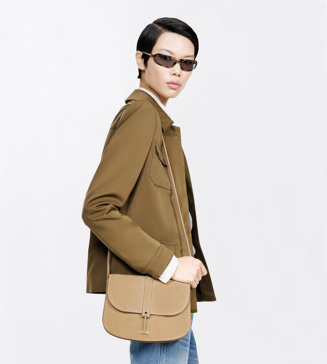 TOM FORD SUEDE CALF WALLET ON STRAP - BEYMEN