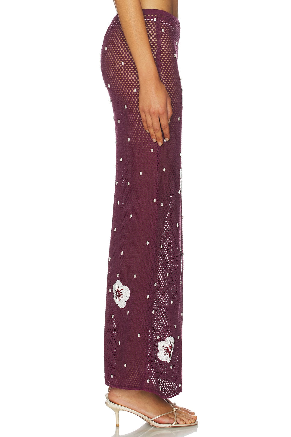 LESLIE AMON TREASURE HIBISCUS SKIRT - BEYMEN
