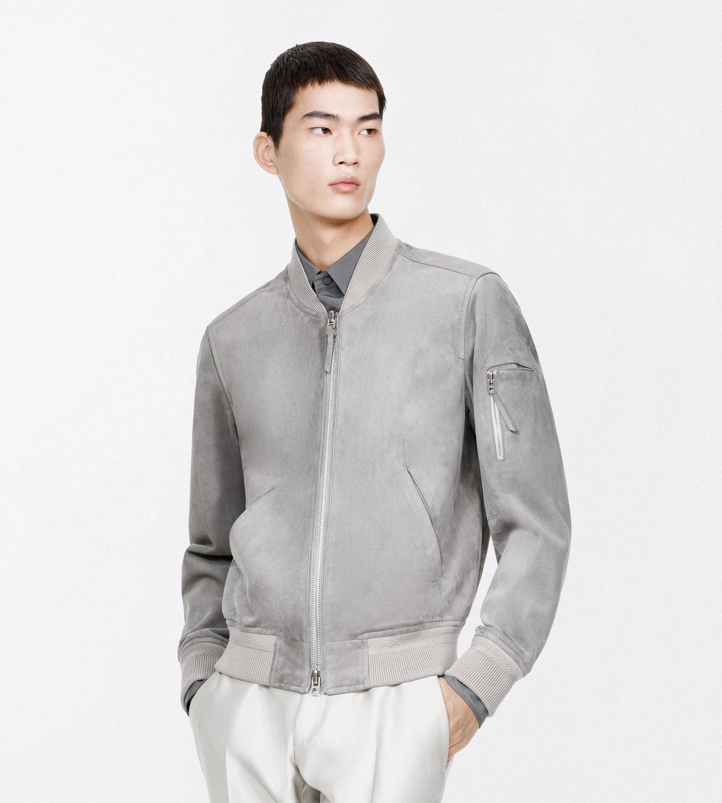 TOM FORD SOFT SUEDE BOMBER - BEYMEN