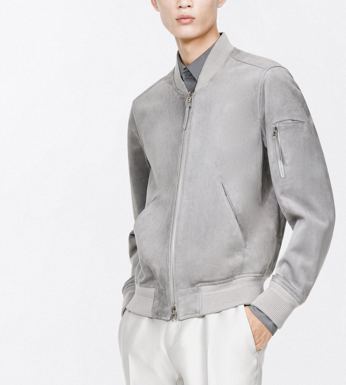 TOM FORD SOFT SUEDE BOMBER - BEYMEN
