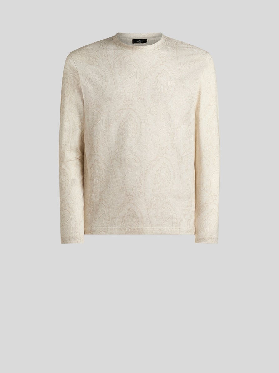 ETRO C-NECK ROMA L/S T-SHIRT