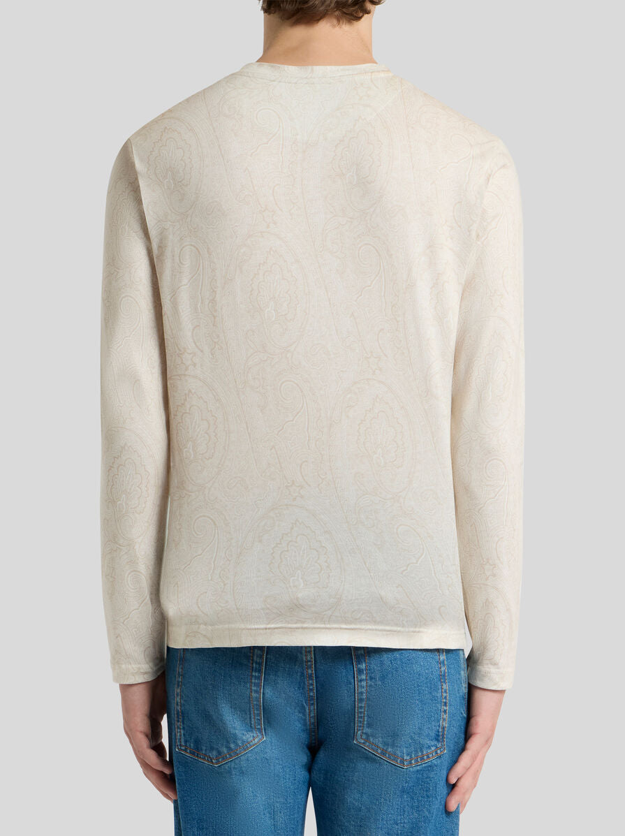 ETRO C-NECK ROMA L/S T-SHIRT