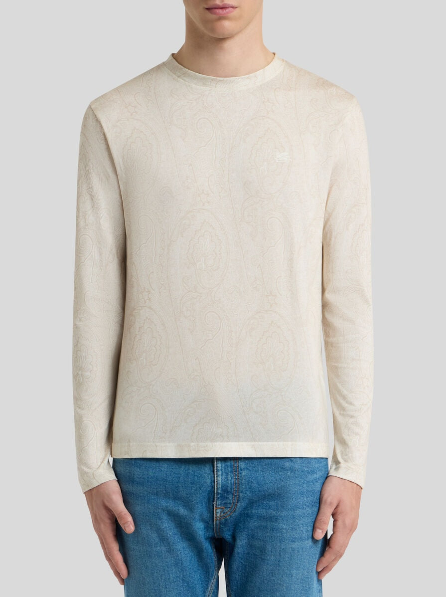 ETRO C-NECK ROMA L/S T-SHIRT