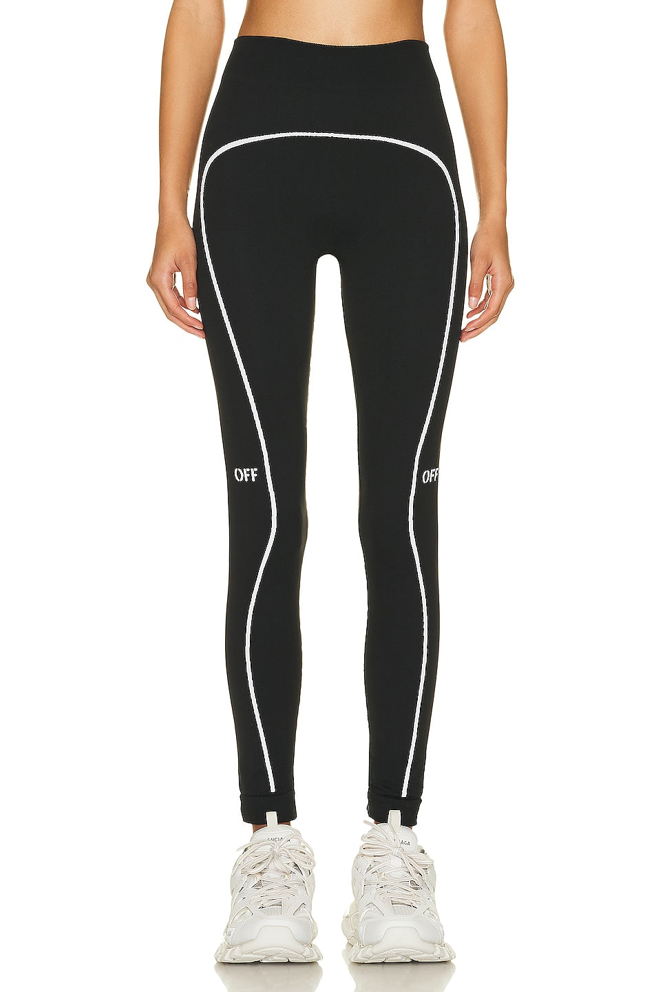 OFF-WHITE ATHL OFF STAMP LEGGINGS - BEYMEN