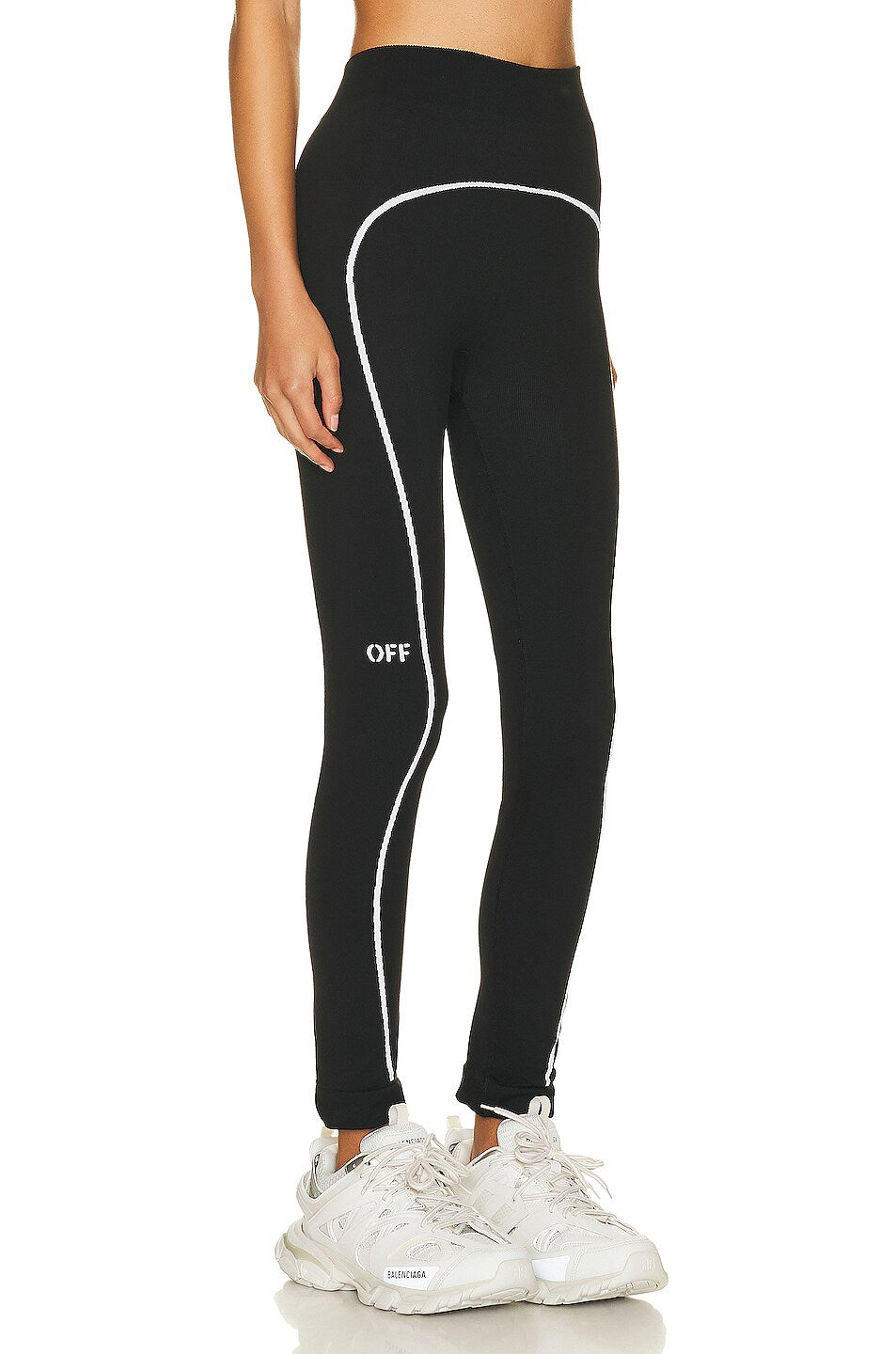 OFF-WHITE ATHL OFF STAMP LEGGINGS - BEYMEN