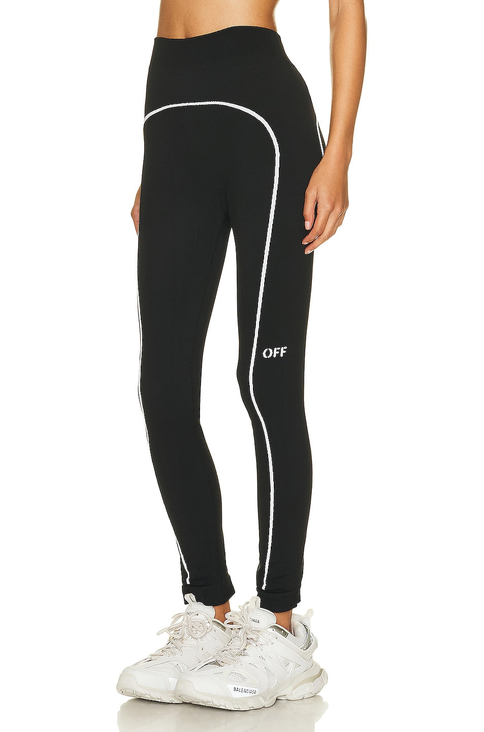 OFF-WHITE ATHL OFF STAMP LEGGINGS - BEYMEN