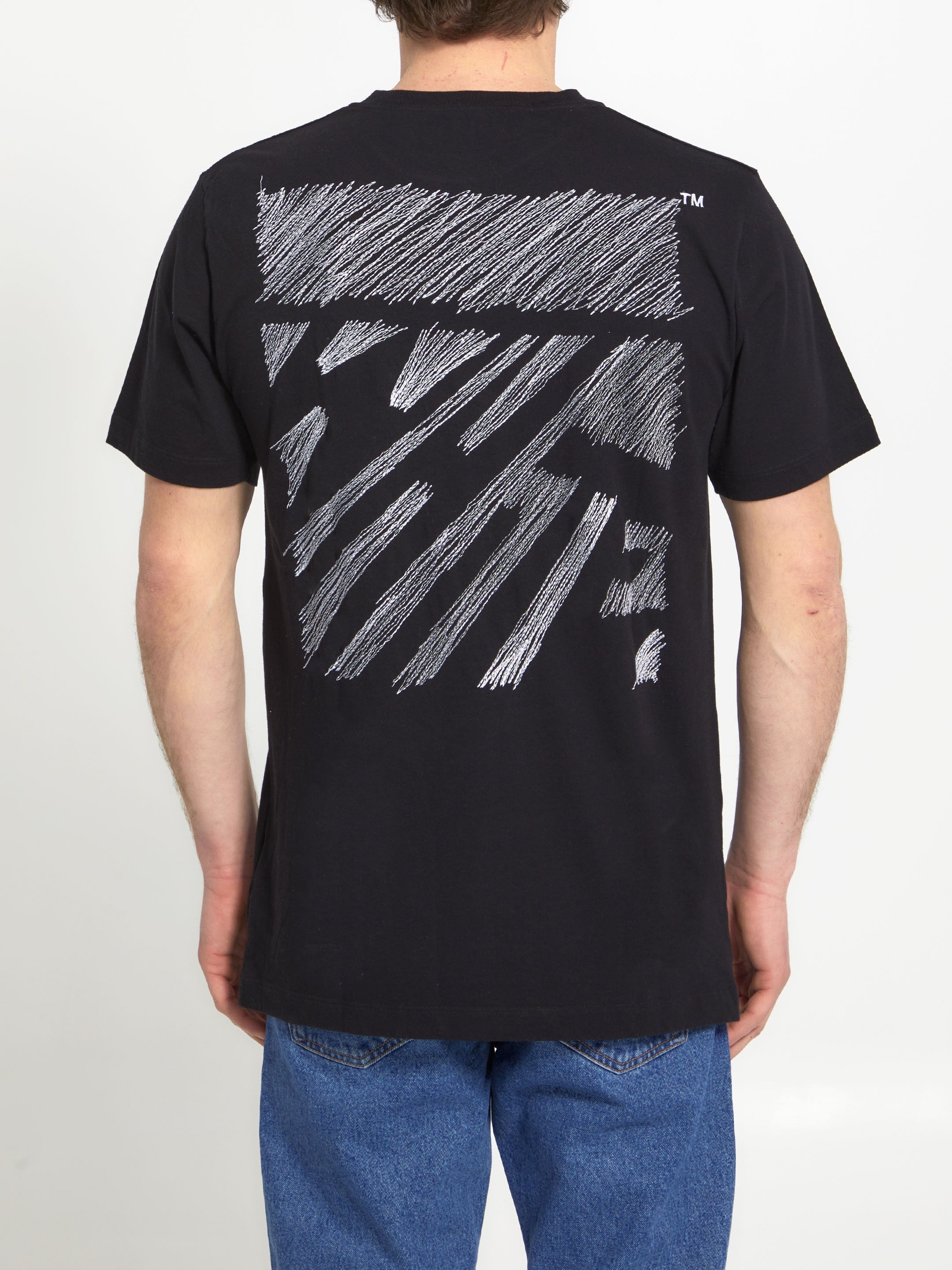 Off White Scribble Slim T-shirt