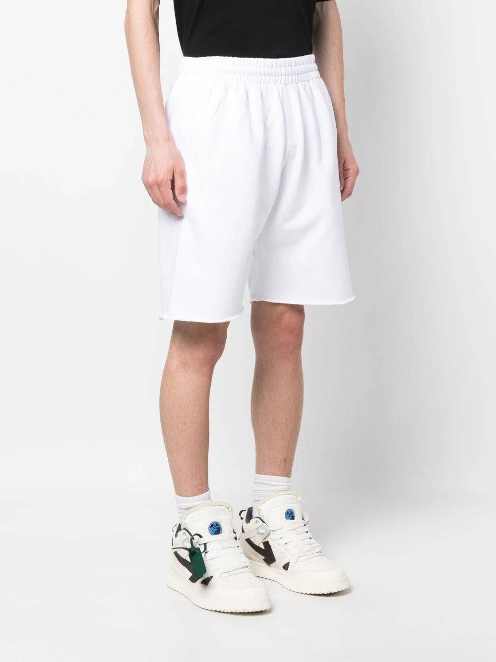 SCRIBBLE DIAG SWEATSHORT