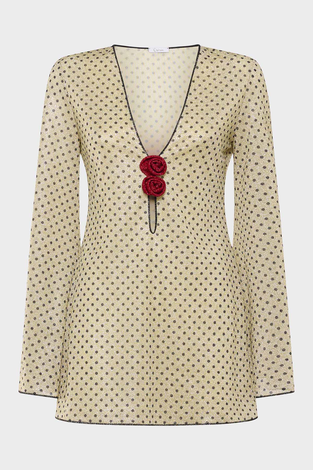 OSEREE LUMIERE ROSE POIS KAFTAN - BEYMEN