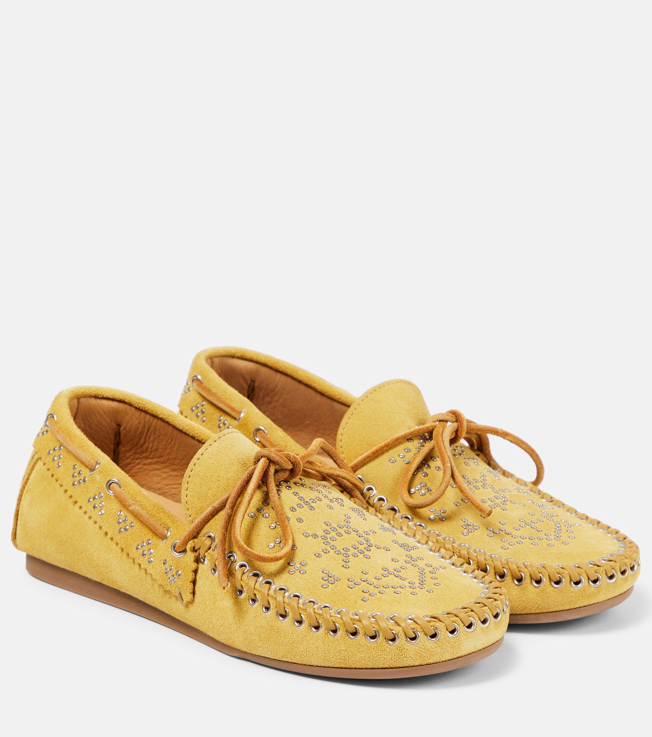 ISABEL MARANT MOCASSIN W/BOW TIE - BEYMEN