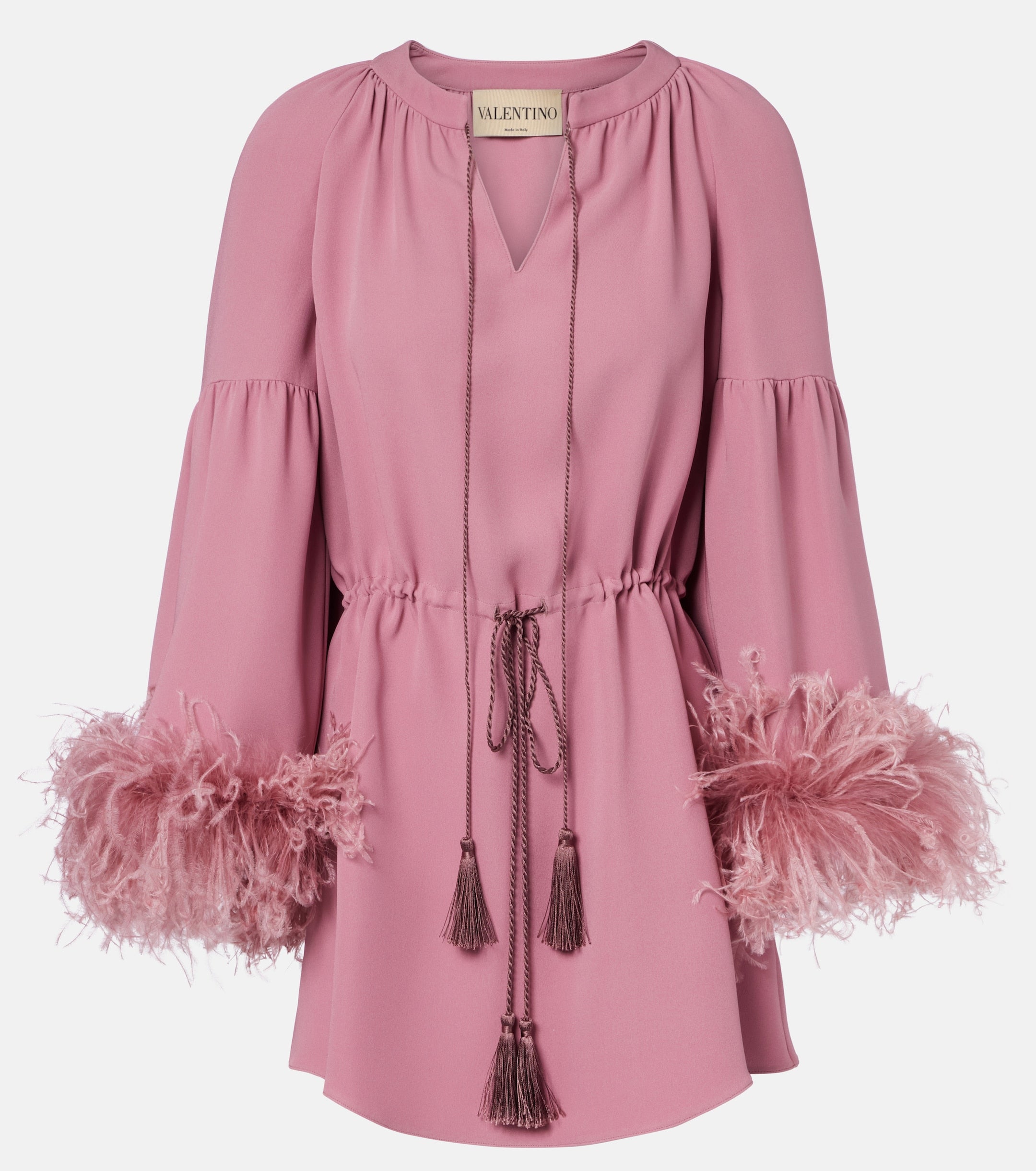 VALENTINO GARAVANI TOP WITH FEATHERS - BEYMEN