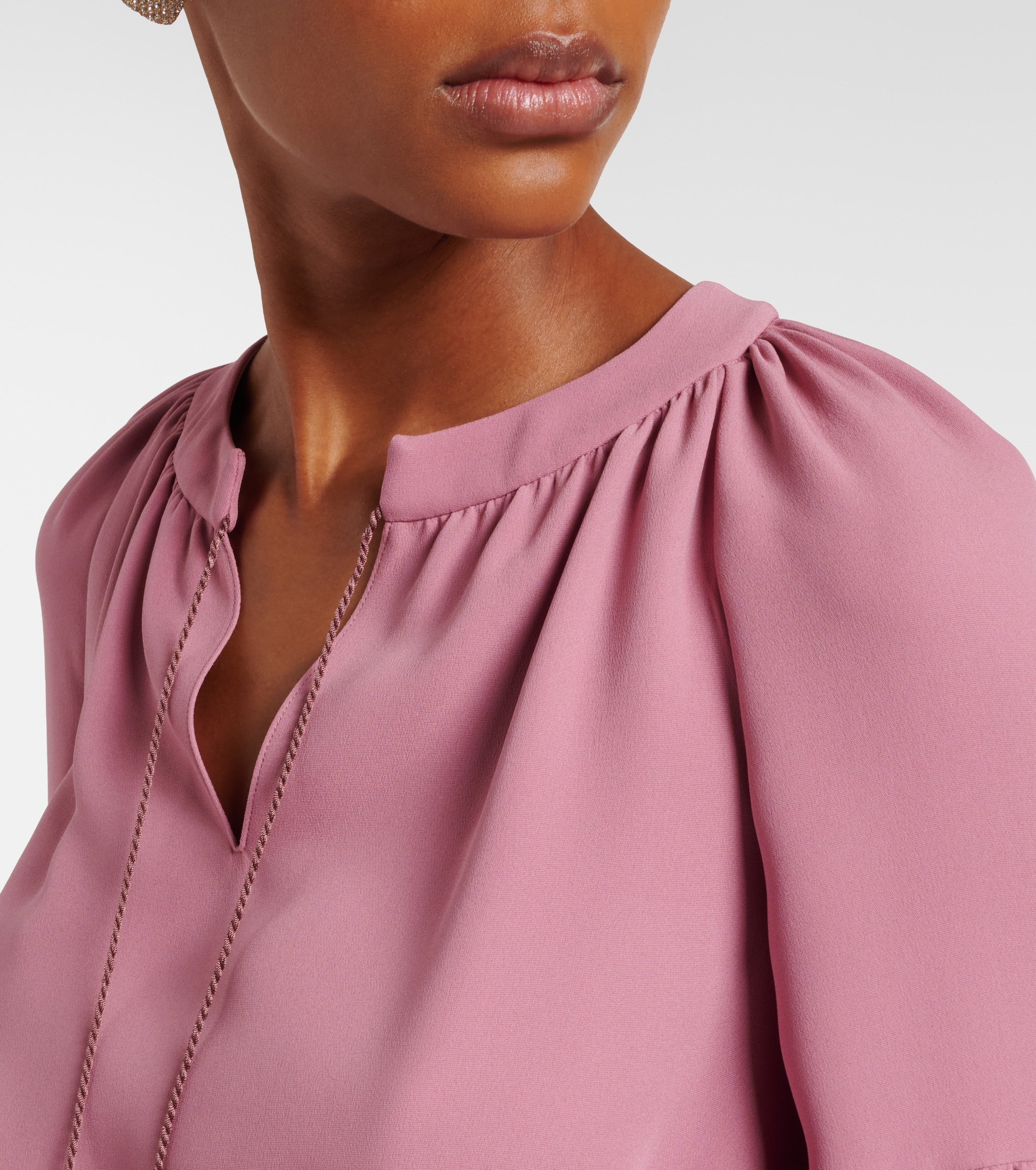 VALENTINO GARAVANI TOP WITH FEATHERS - BEYMEN