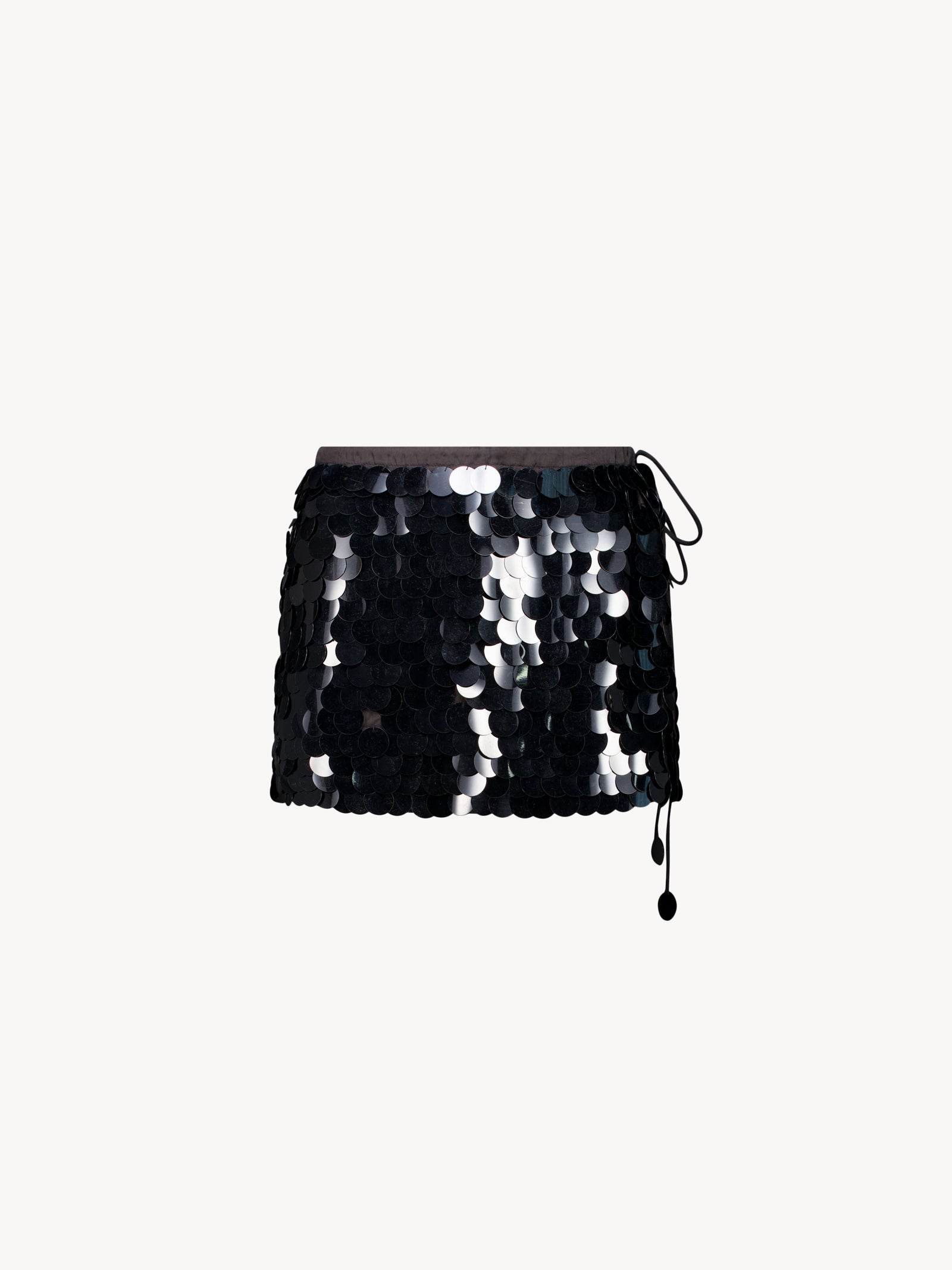 LESLIE AMON MINI PAILETTE SKIRT - BEYMEN