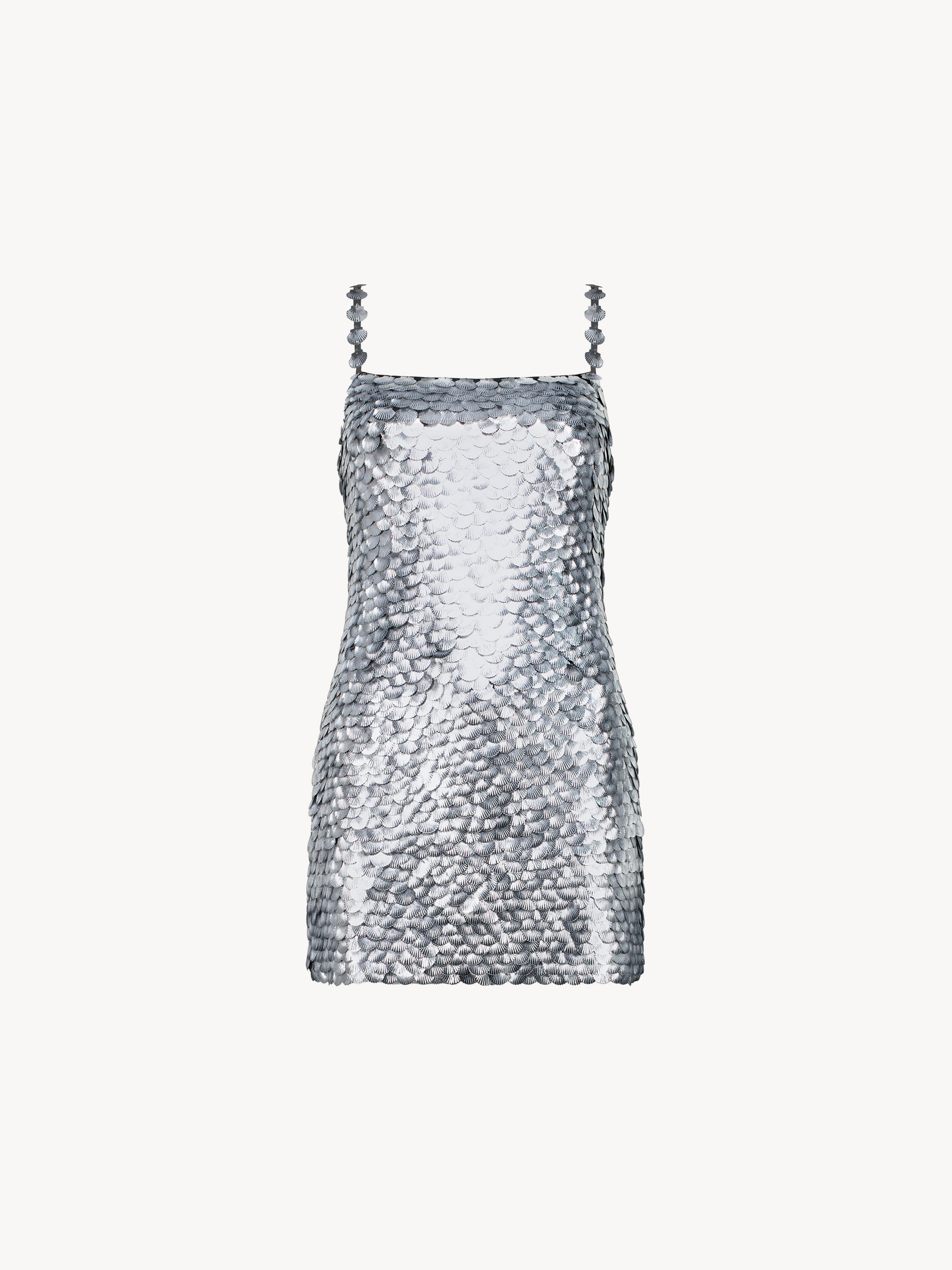 LESLIE AMON SHELL MINI DRESS - BEYMEN