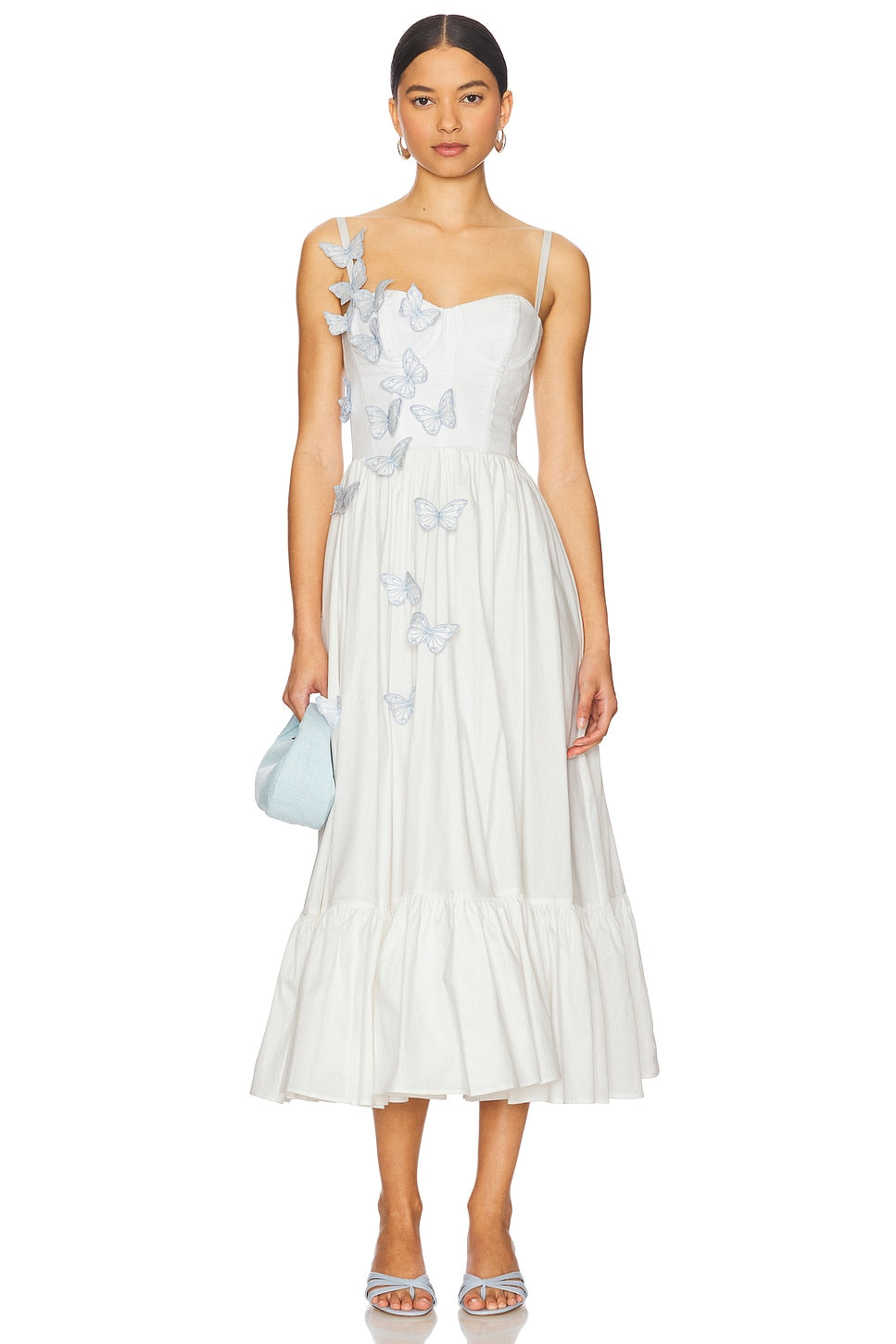 PATBO BUTTERFLY MIDI DRESS