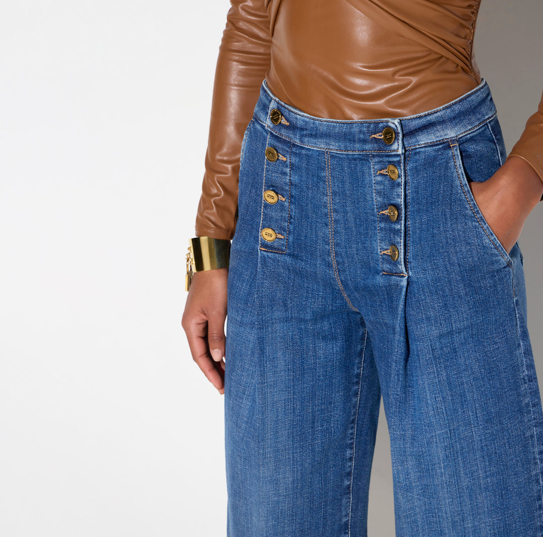 ELISABETTA FRANCHI PANTALONE MOD. JEANS - BEYMEN