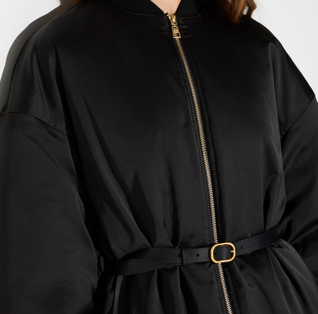 ELISABETTA FRANCHI PARKA CON CINTURA - BEYMEN