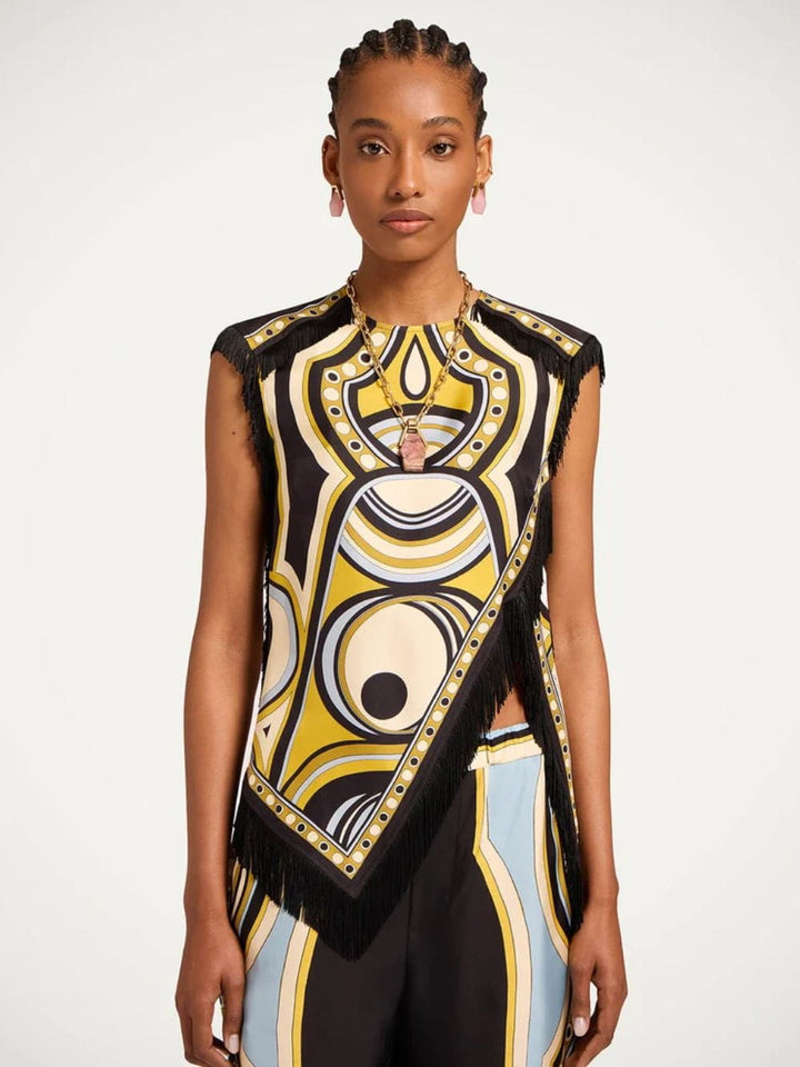LA DOUBLEJ SCARF TOP - BEYMEN