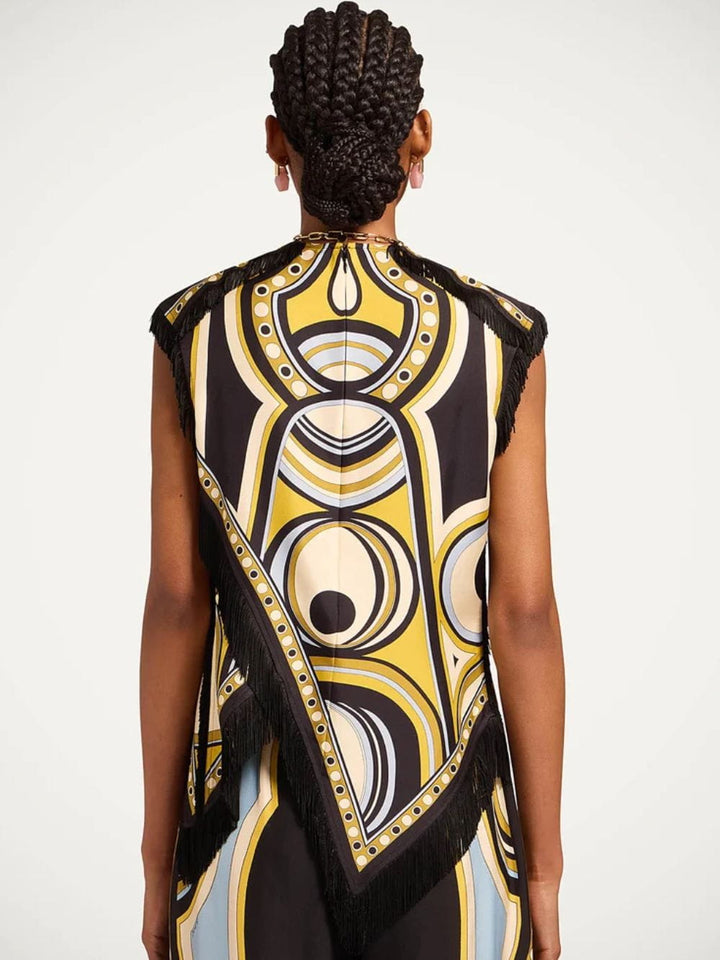 LA DOUBLEJ SCARF TOP - BEYMEN