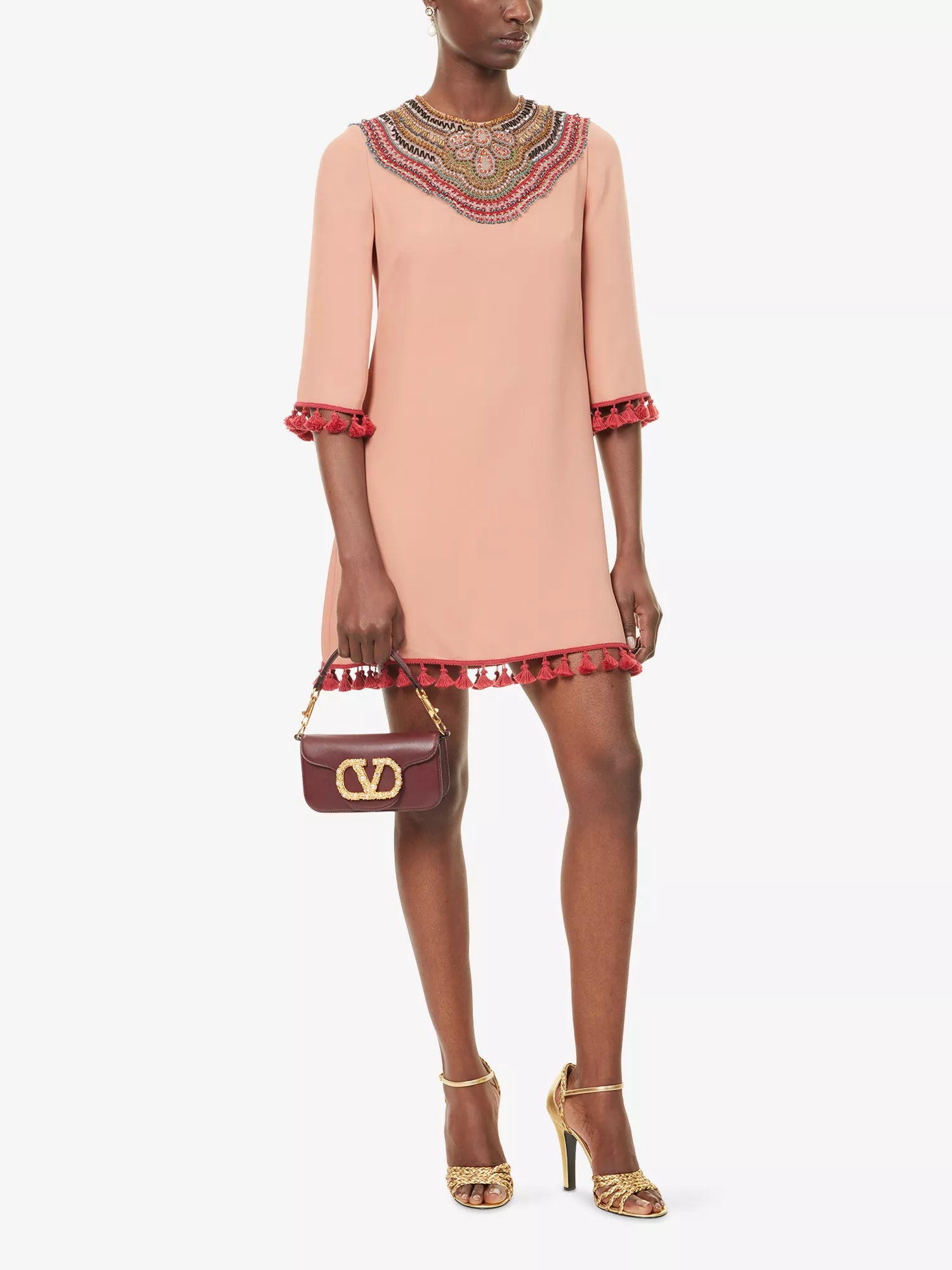 VALENTINO GARAVANI DRESS EMBROIDERED - BEYMEN