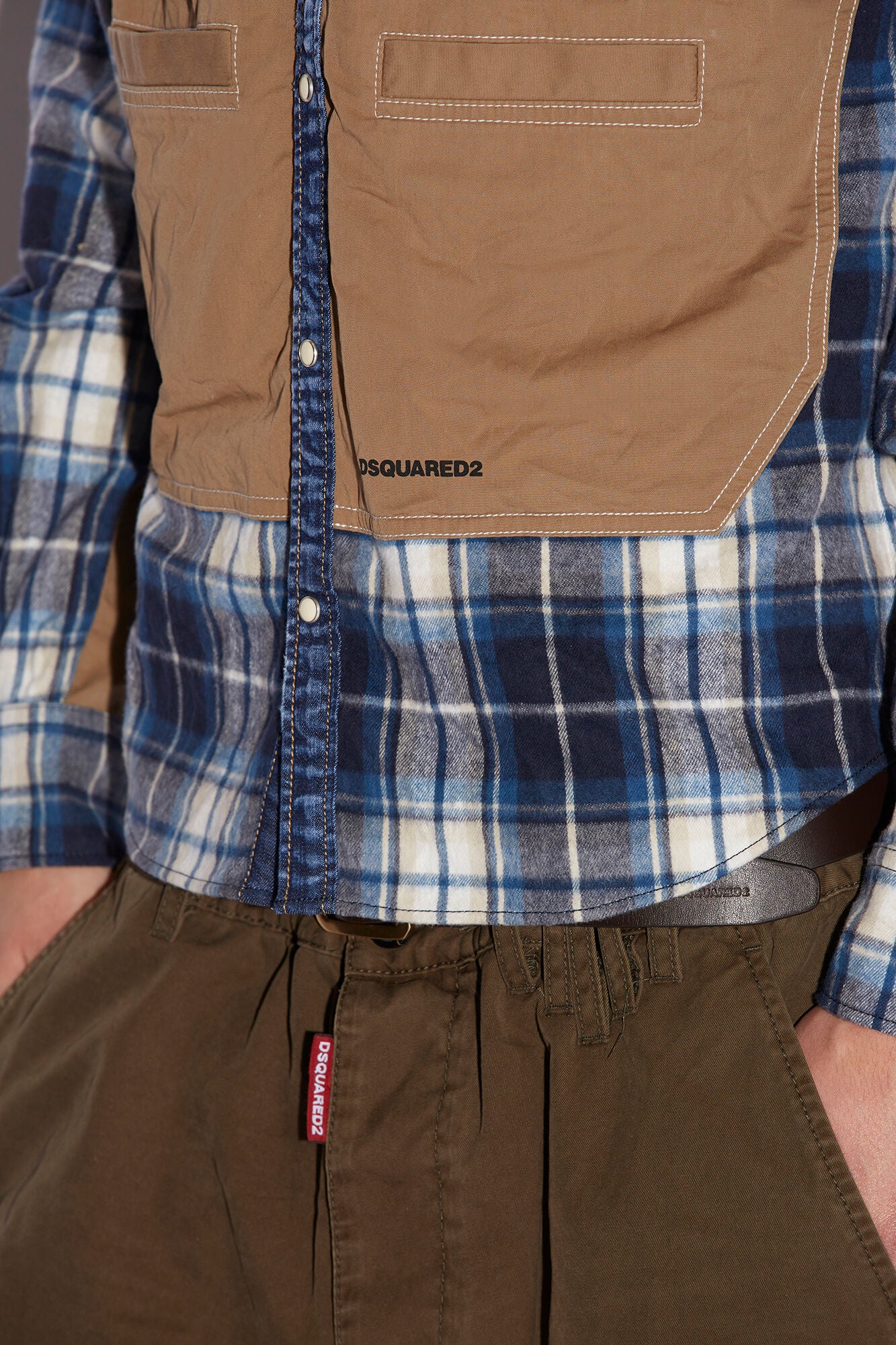 DSQUARED2 TRIPLE INLAY SHIRT - BEYMEN