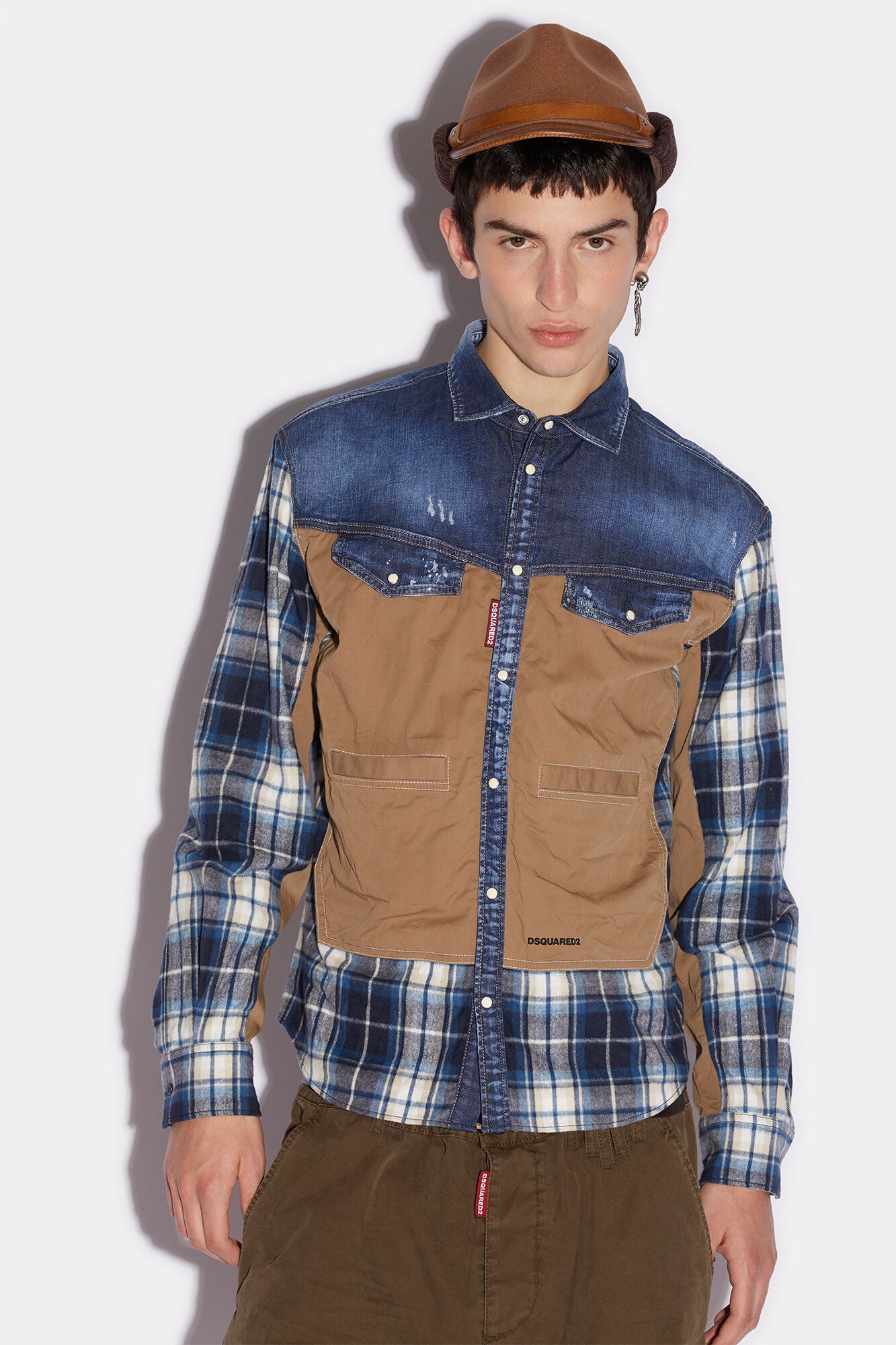 DSQUARED2 TRIPLE INLAY SHIRT - BEYMEN