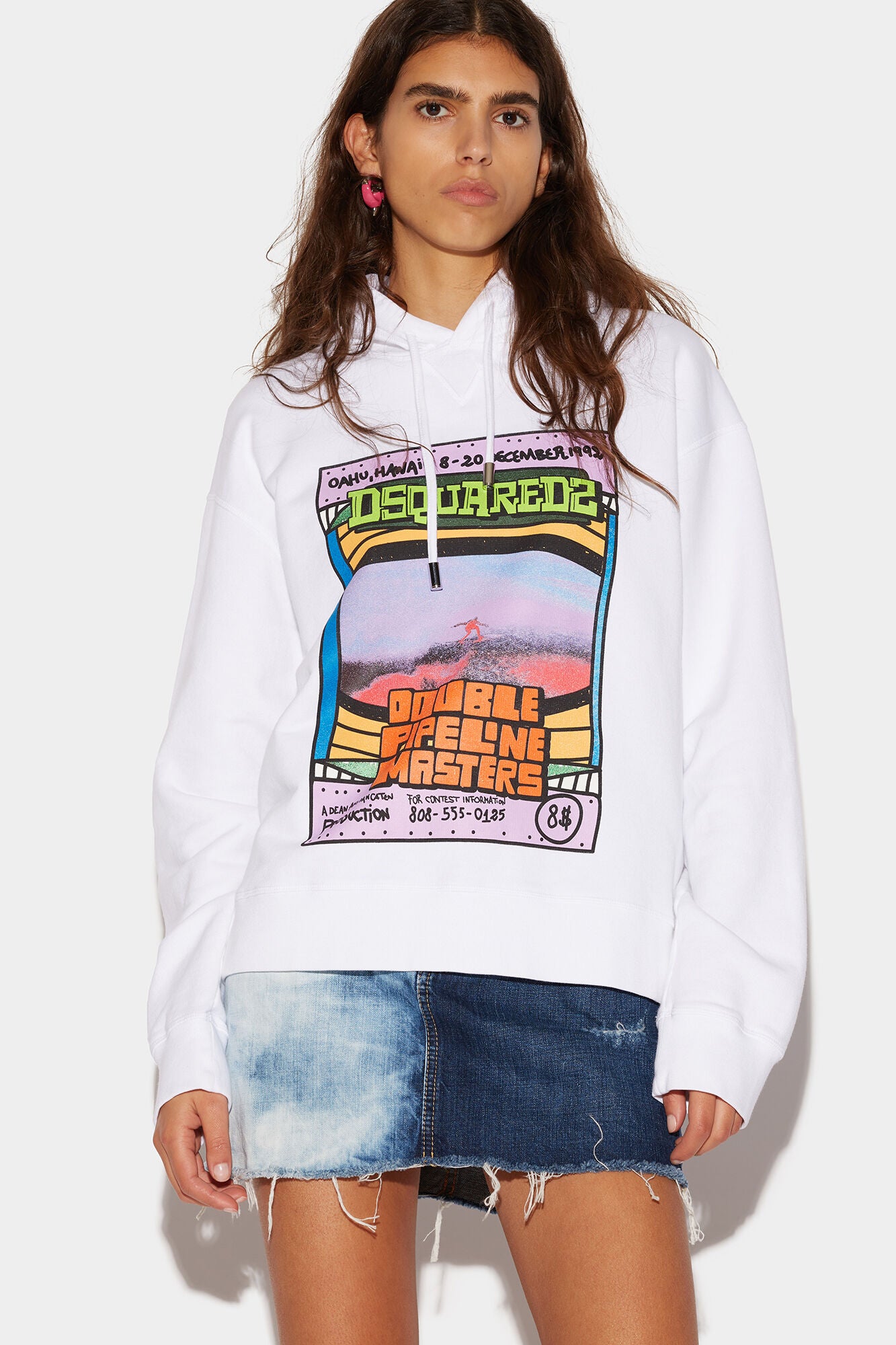 DSQUARED2 DOUBLE PIPELINE HOODIE - BEYMEN