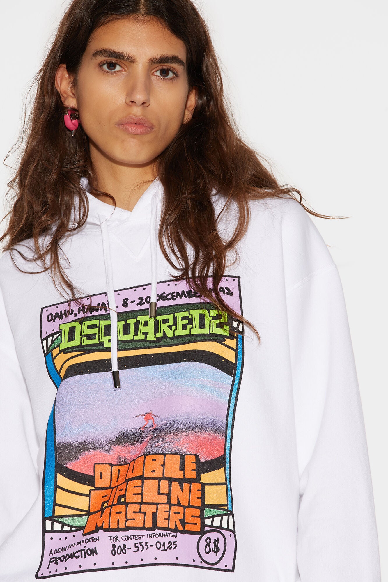 DSQUARED2 DOUBLE PIPELINE HOODIE - BEYMEN
