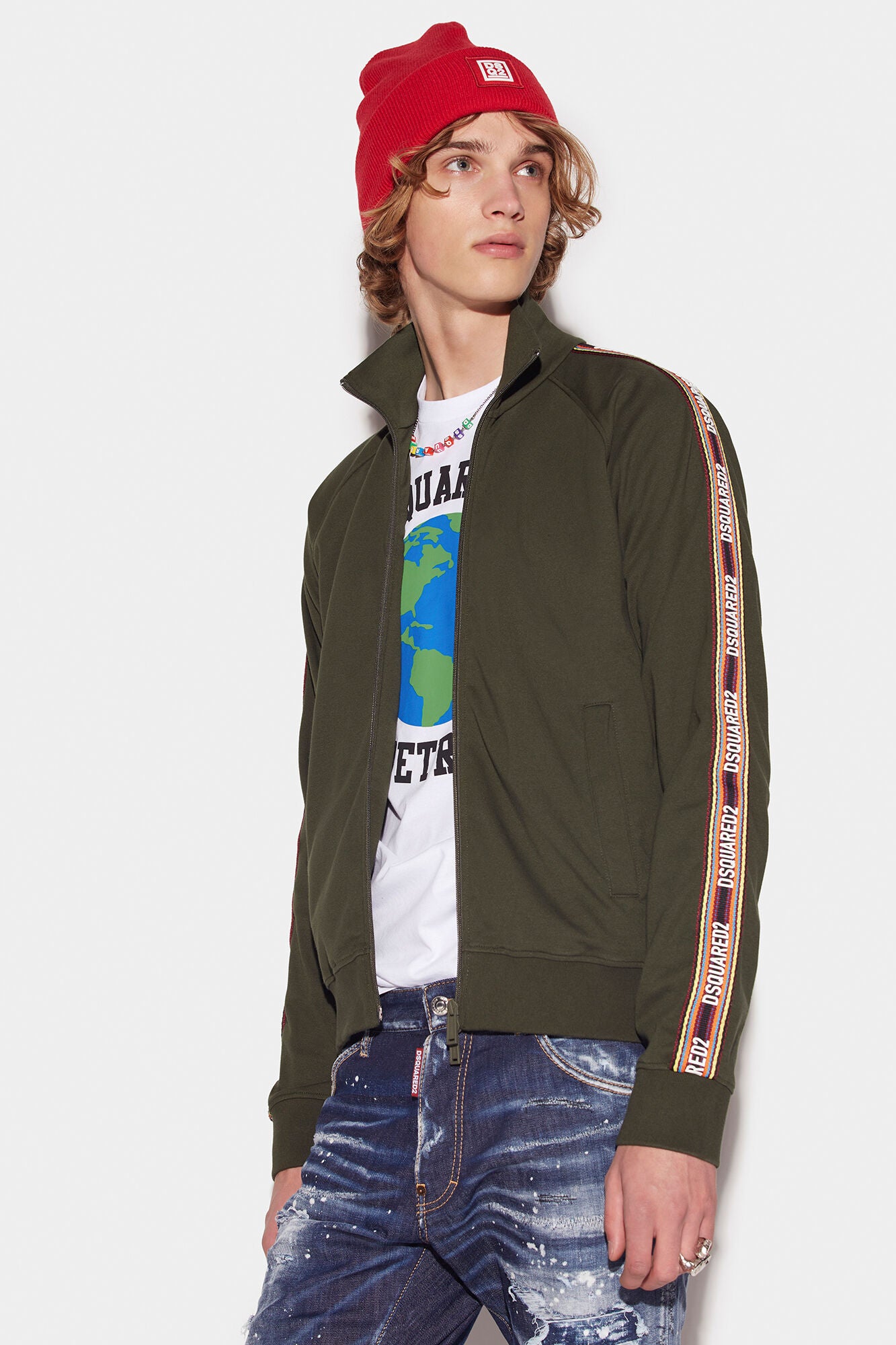 DSQUARED2 JACKET W/SIDE BAND - BEYMEN