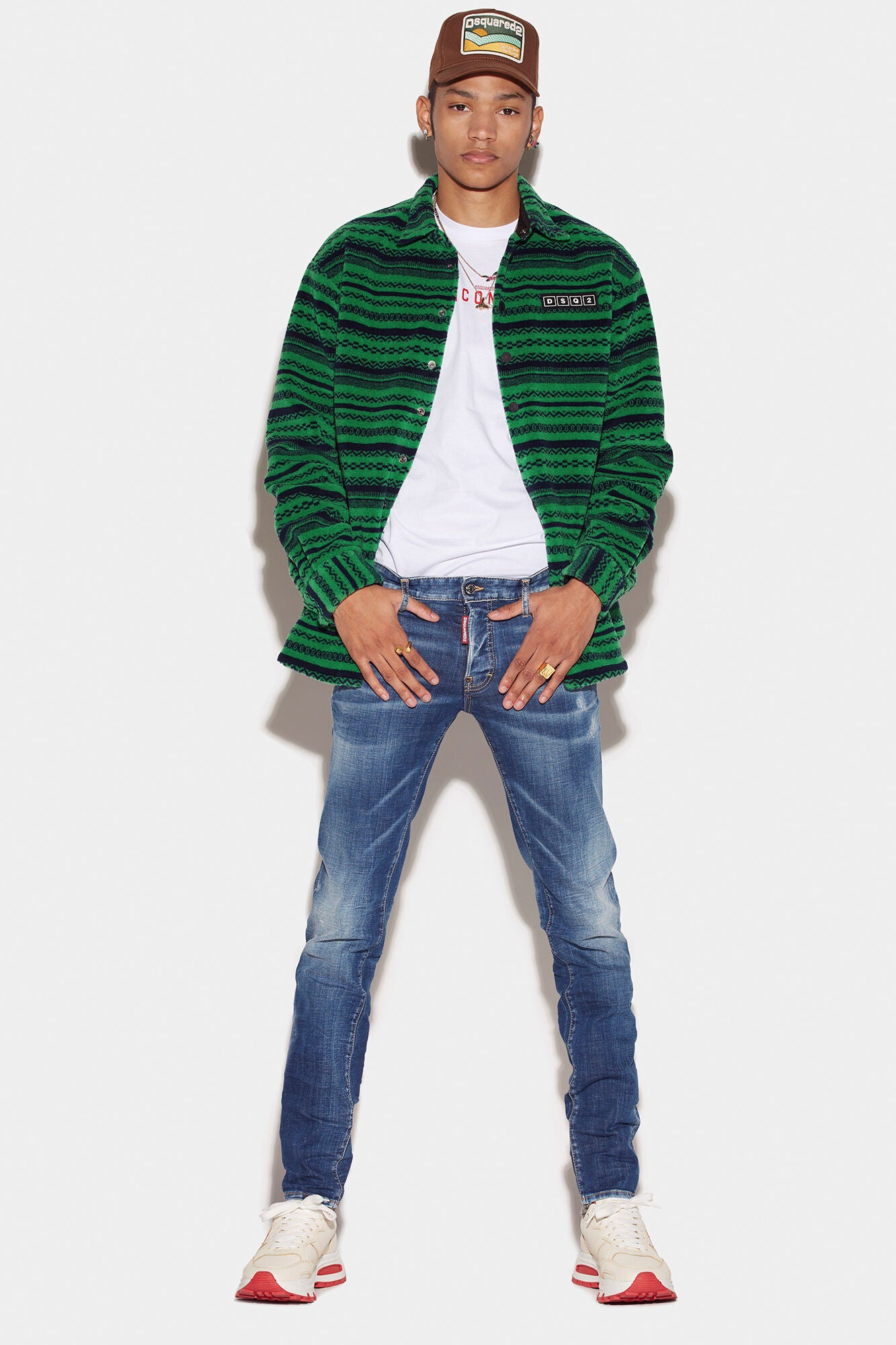 DSQUARED2 SLIM FIT DENIM PANTS - BEYMEN
