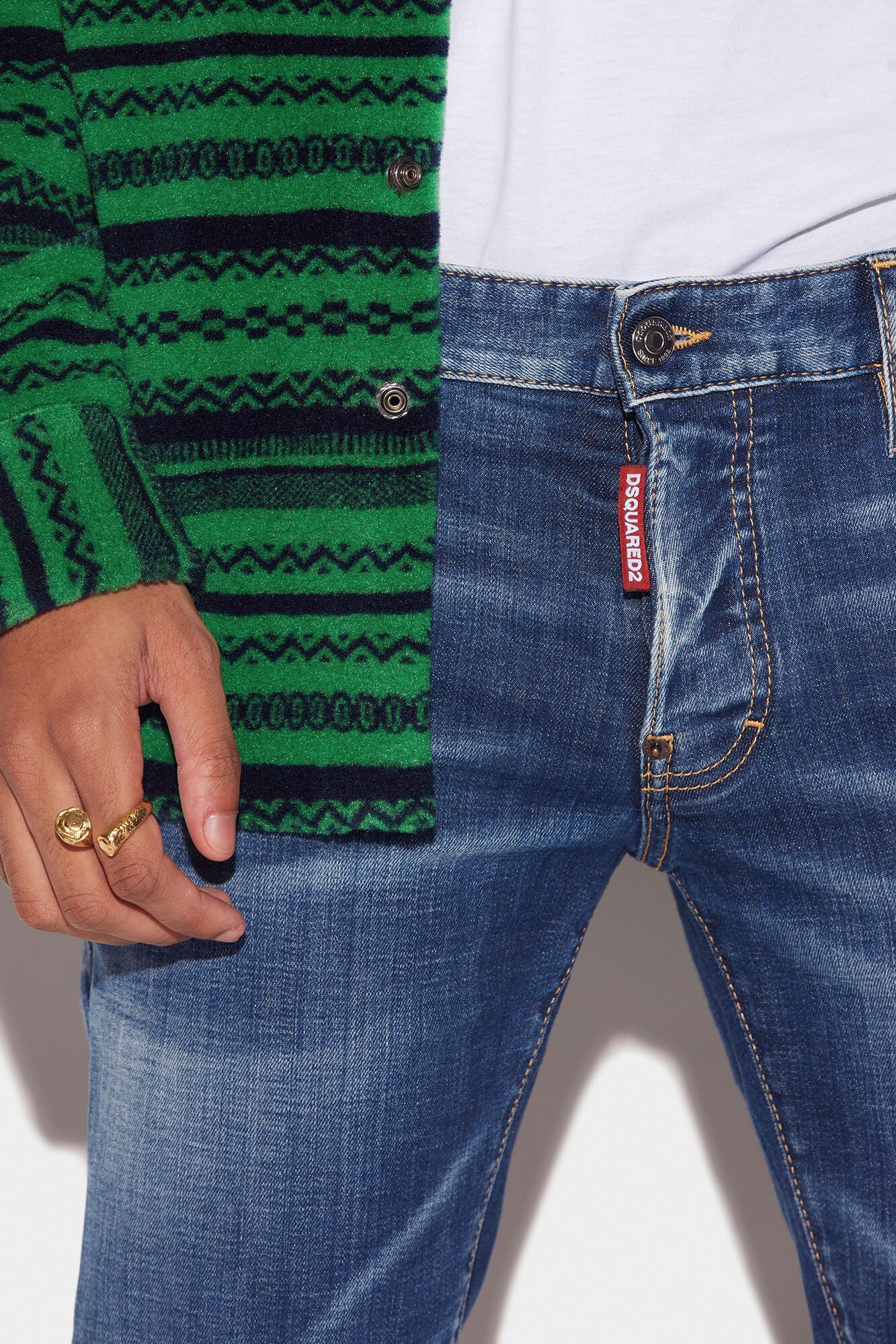 DSQUARED2 SLIM FIT DENIM PANTS - BEYMEN