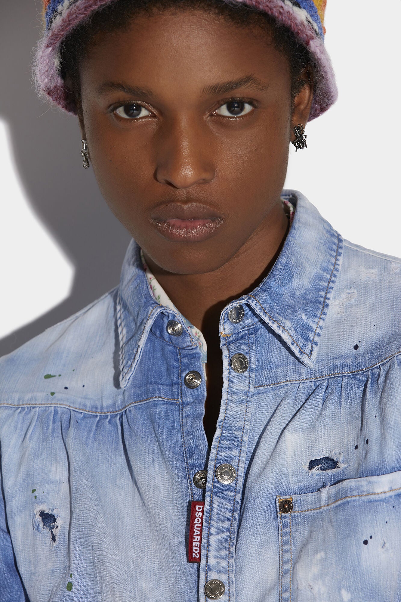 DSQUARED2 PLEATED YOKE SHIRT - BEYMEN