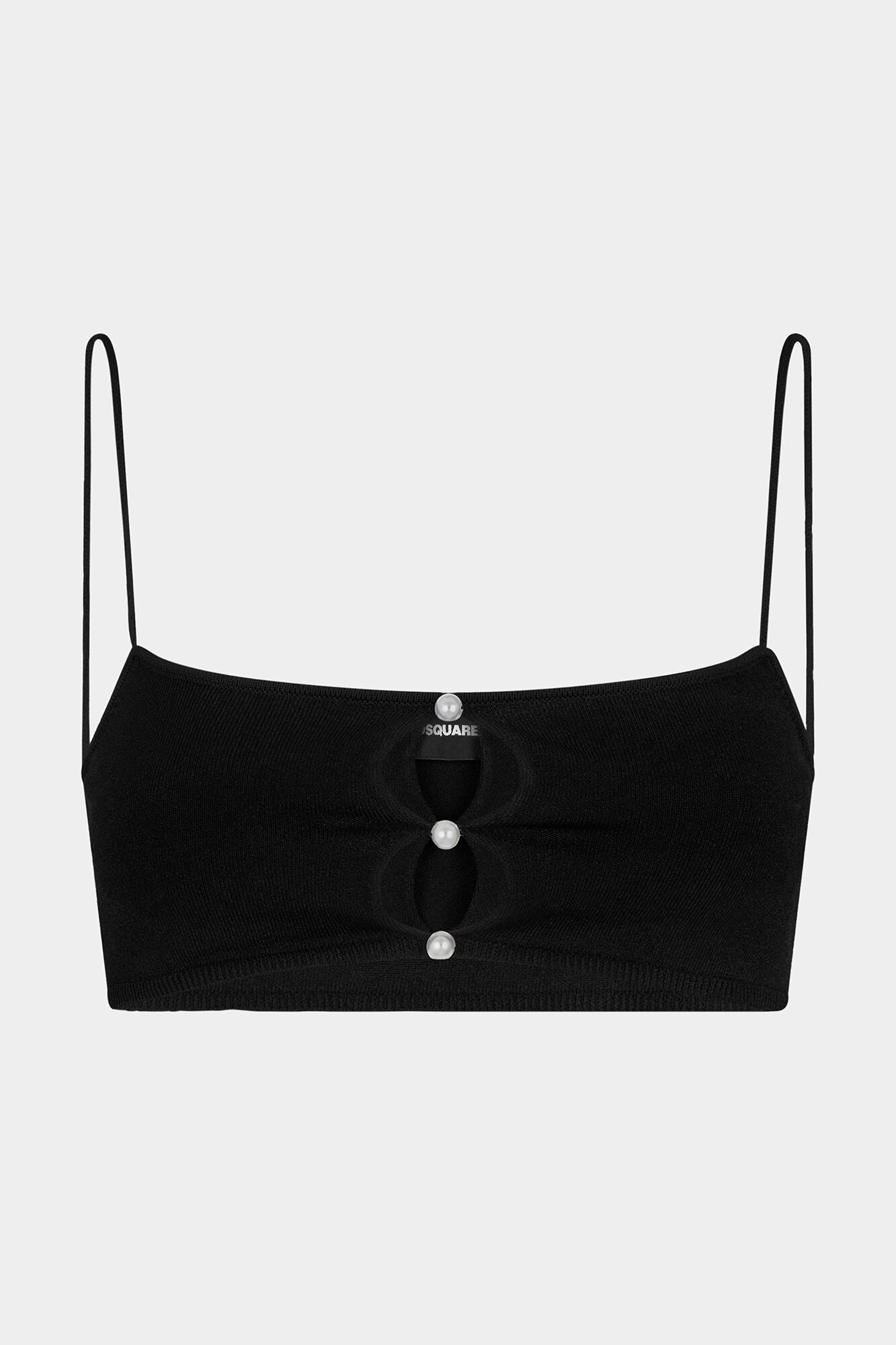 DSQUARED2 CUT OUT KNIT TOP - BEYMEN