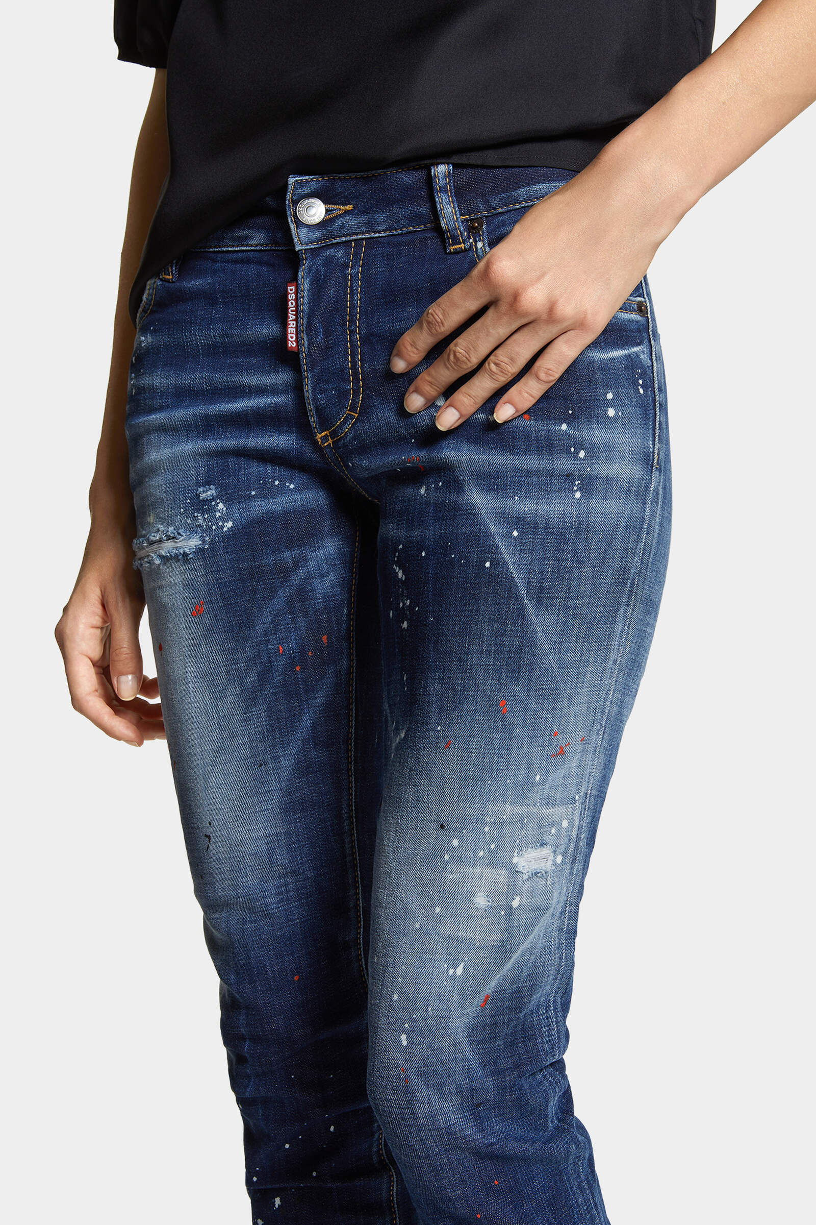 DSQUARED2 MEDIUM WAIST JENNIFER JEAN - BEYMEN