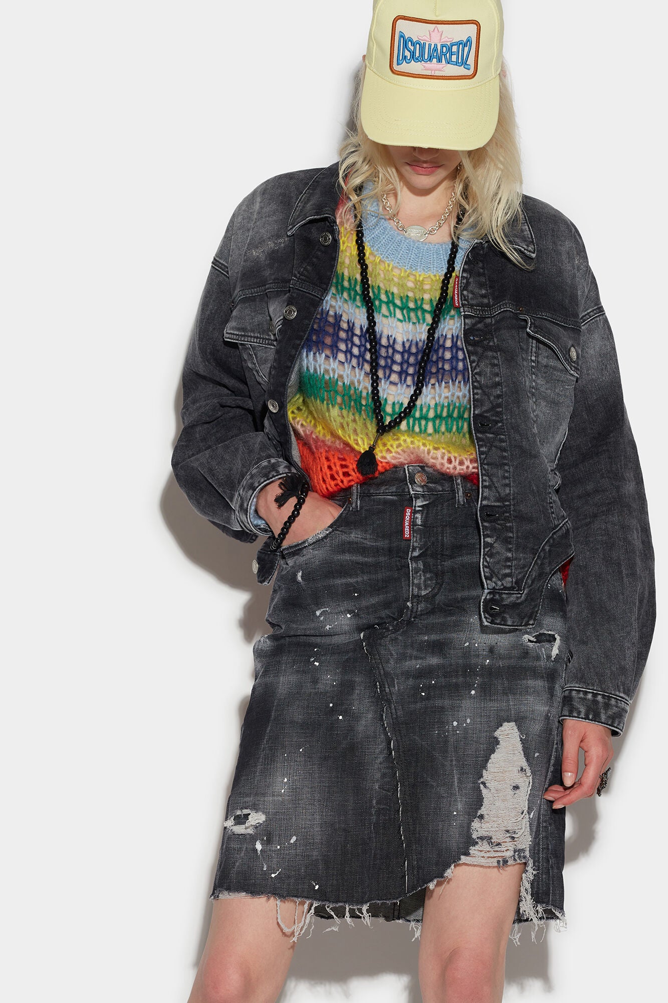 DSQUARED2 MIDI SKIRT - BEYMEN