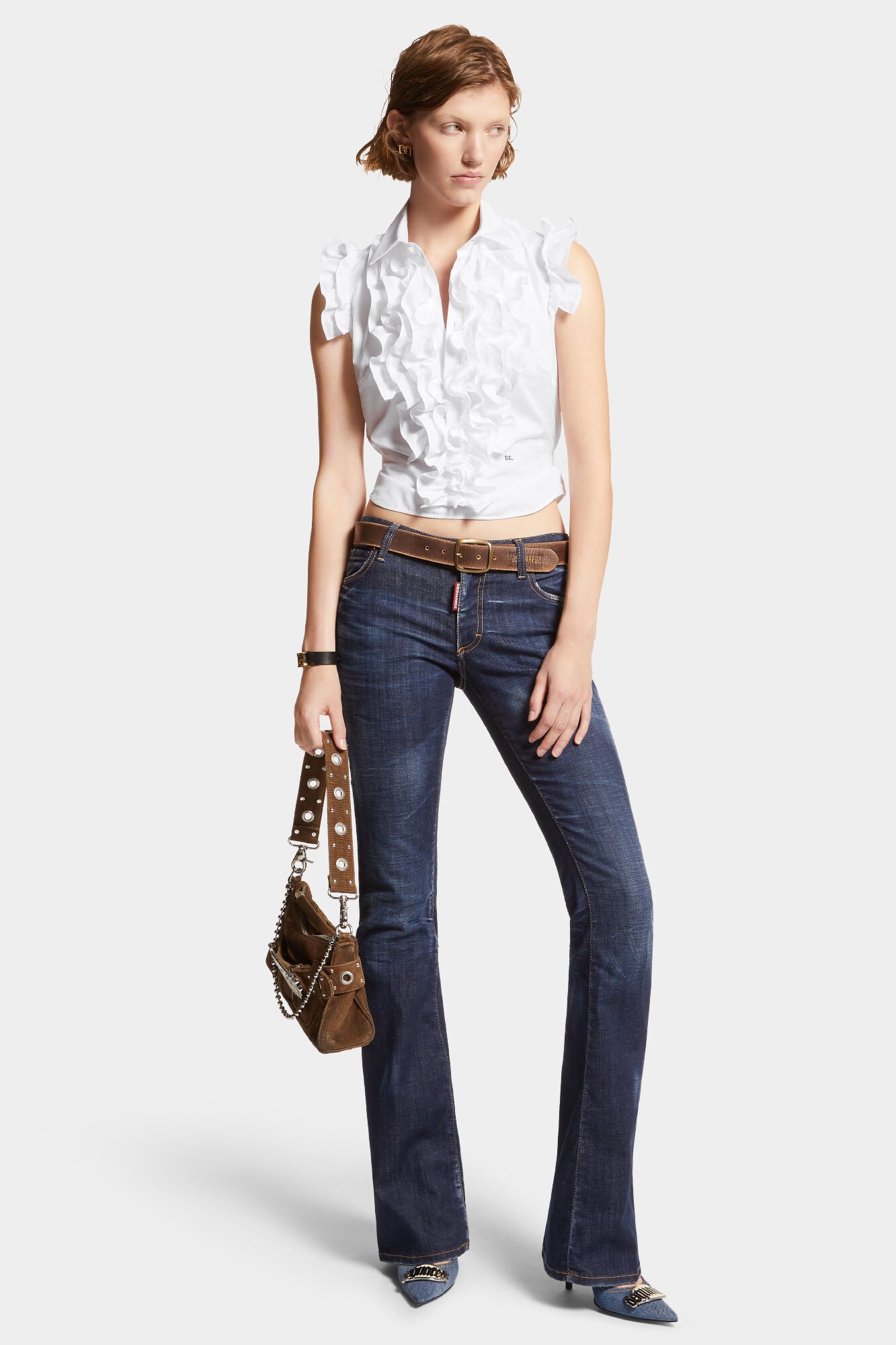 DSQUARED2 SUPER RUFFLED BLOUSE - BEYMEN