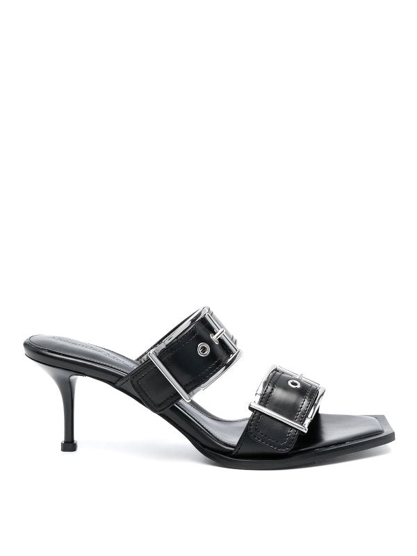 ALEXANDER MCQUEEN SANDAL W/DOUBLE STRAP - BEYMEN