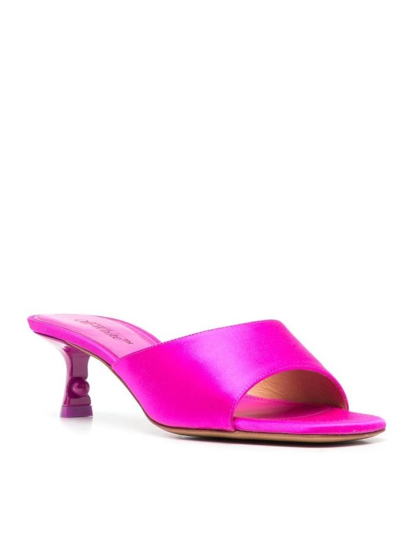 OFF-WHITE POP PEARL SATIN MULE - BEYMEN