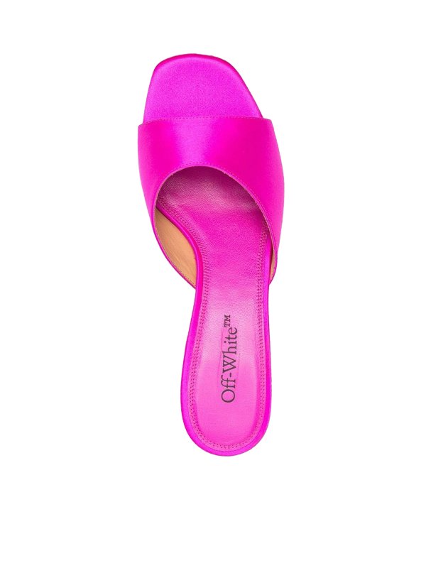 OFF-WHITE POP PEARL SATIN MULE - BEYMEN
