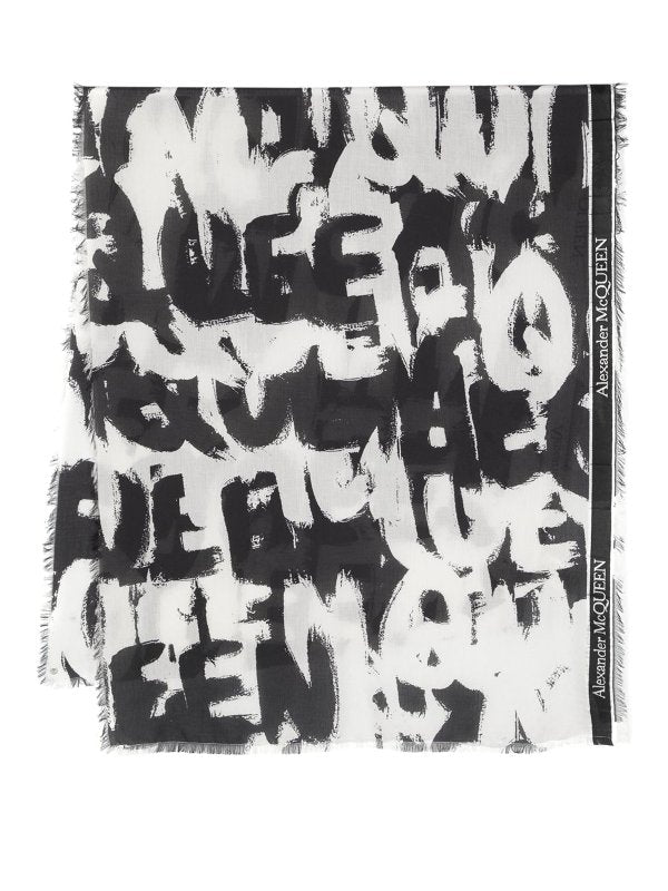 ALEXANDER MCQUEEN ST GRAFFITI SELVEDGE