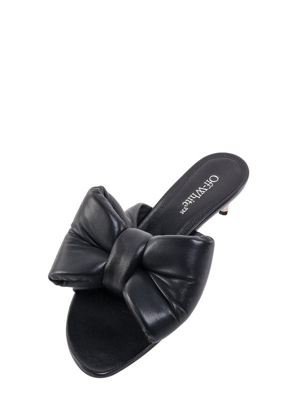 OFF-WHITE BOW MULE - BEYMEN