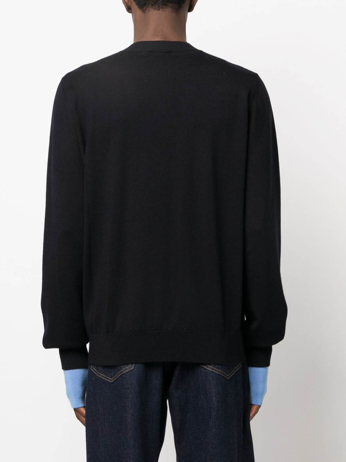 OFF-WHITE OW LAYERS GLOVE KNIT CREWNE SI - BEYMEN