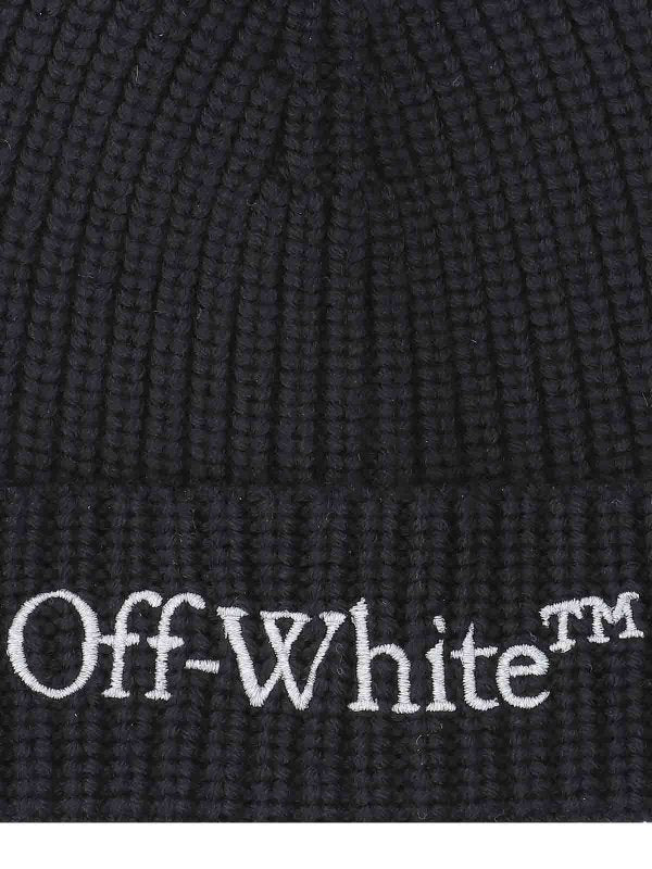 OFF-WHITE BOOKISH CLASSIC KNIT BEANIE - BEYMEN