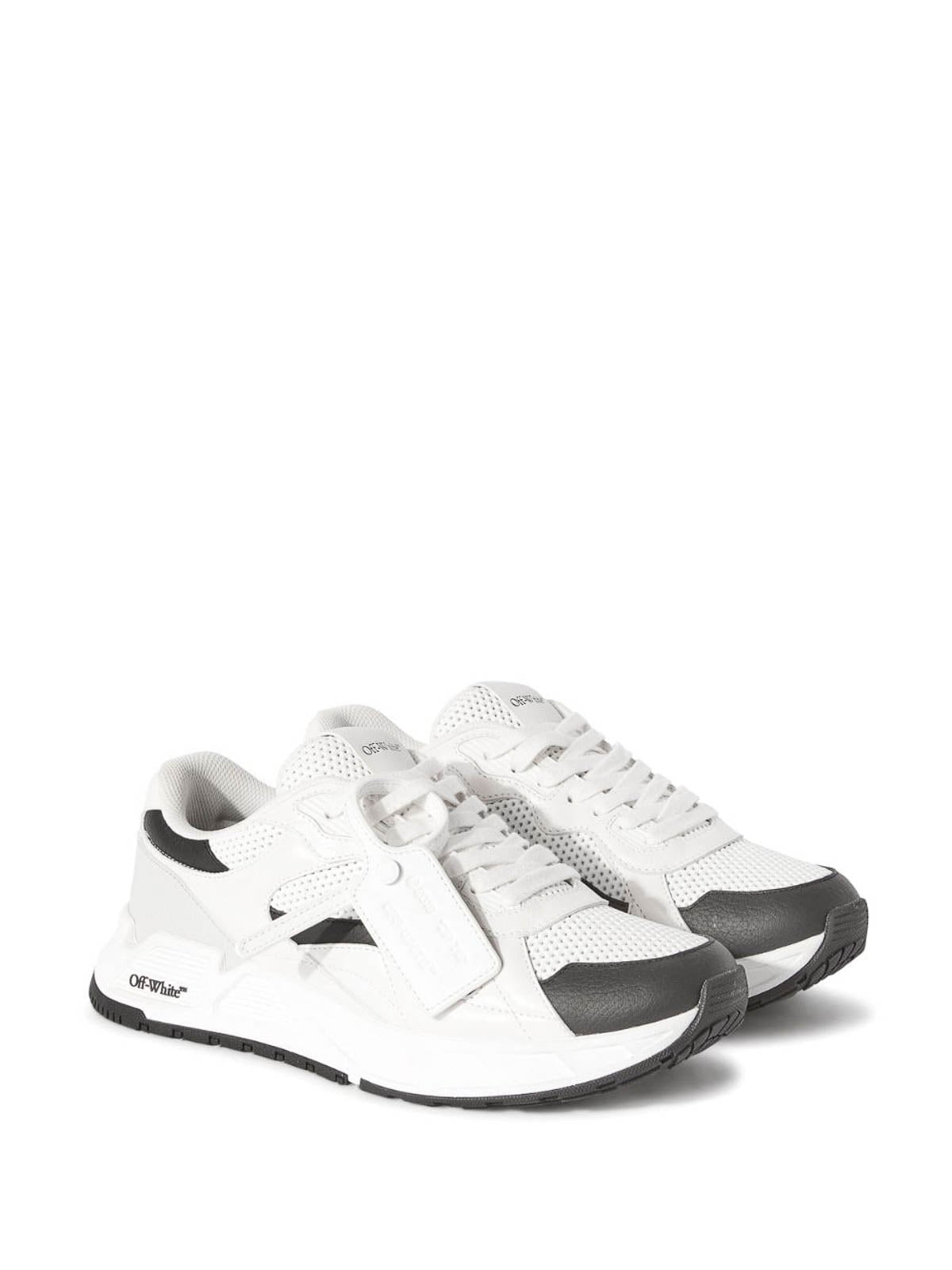 OFF-WHITE RUNNER B WHITE BLACK - BEYMEN