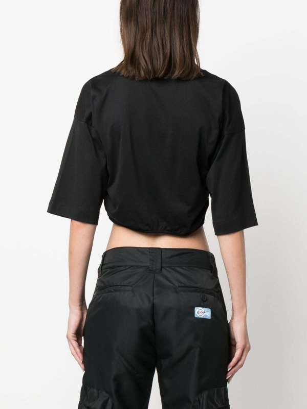 PALM ANGELS SUNSET ROUCHED TEE - BEYMEN