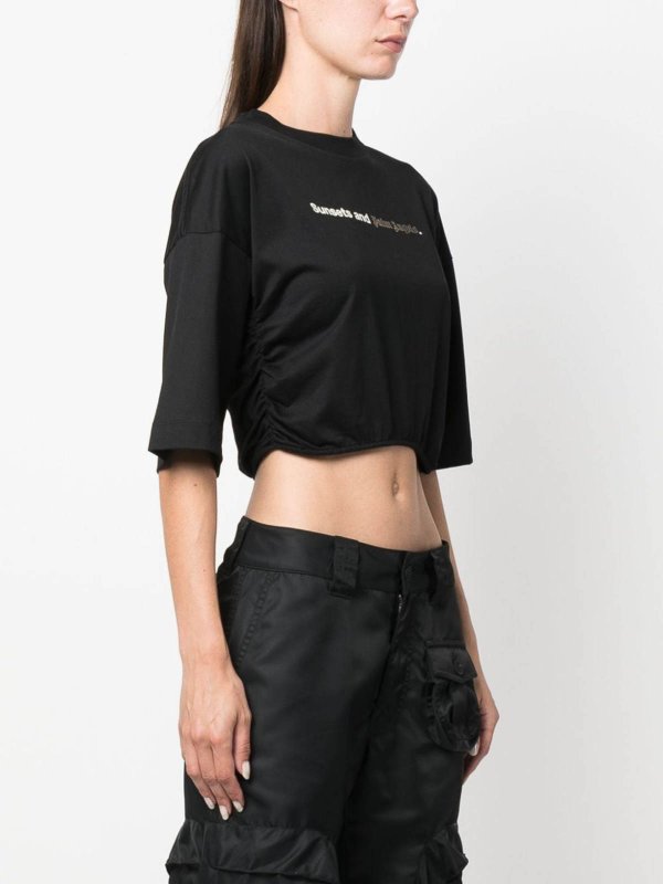 PALM ANGELS SUNSET ROUCHED TEE - BEYMEN