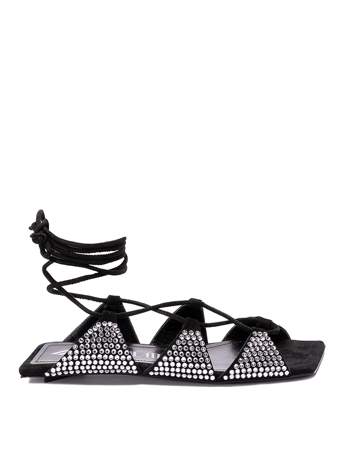 THE ATTICO RENEE' FLAT SANDA - BEYMEN