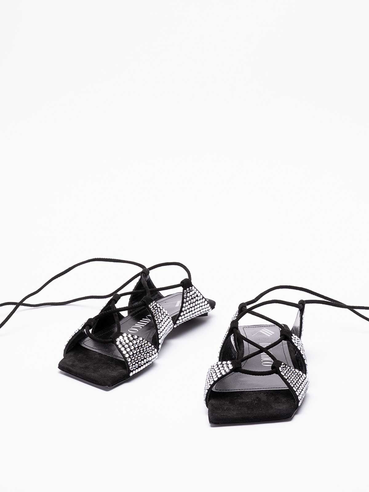 THE ATTICO RENEE' FLAT SANDA - BEYMEN