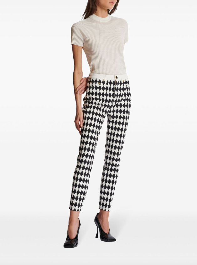 BALMAIN DIAMOND SLIM DENIM PANTS - BEYMEN